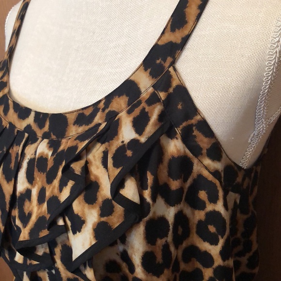 Lightweight cheetah-print dress. Sleeveless, like new, size M. Great condition. - Picture 3 of 6